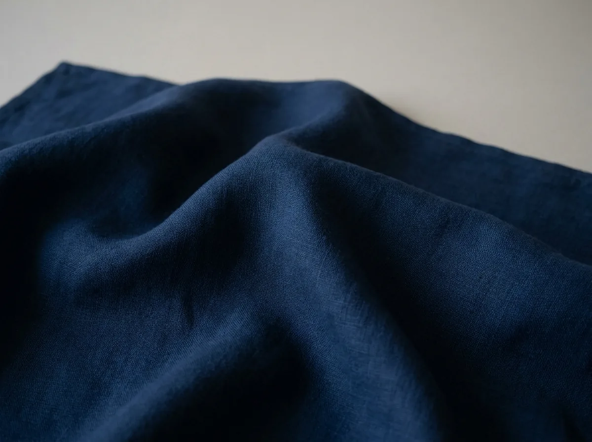 Navy linen texture