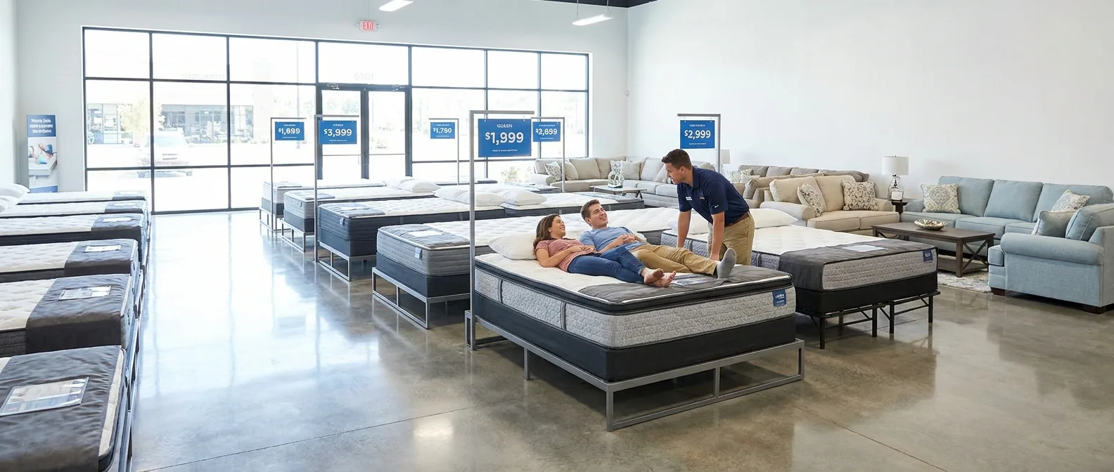 Haven & Oak showroom floor